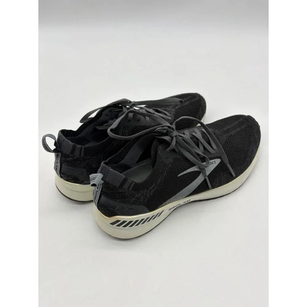Brooks Womens Bedlam 3 Size 9.5 B Black White Running Shoes Sneakers 1203301B012